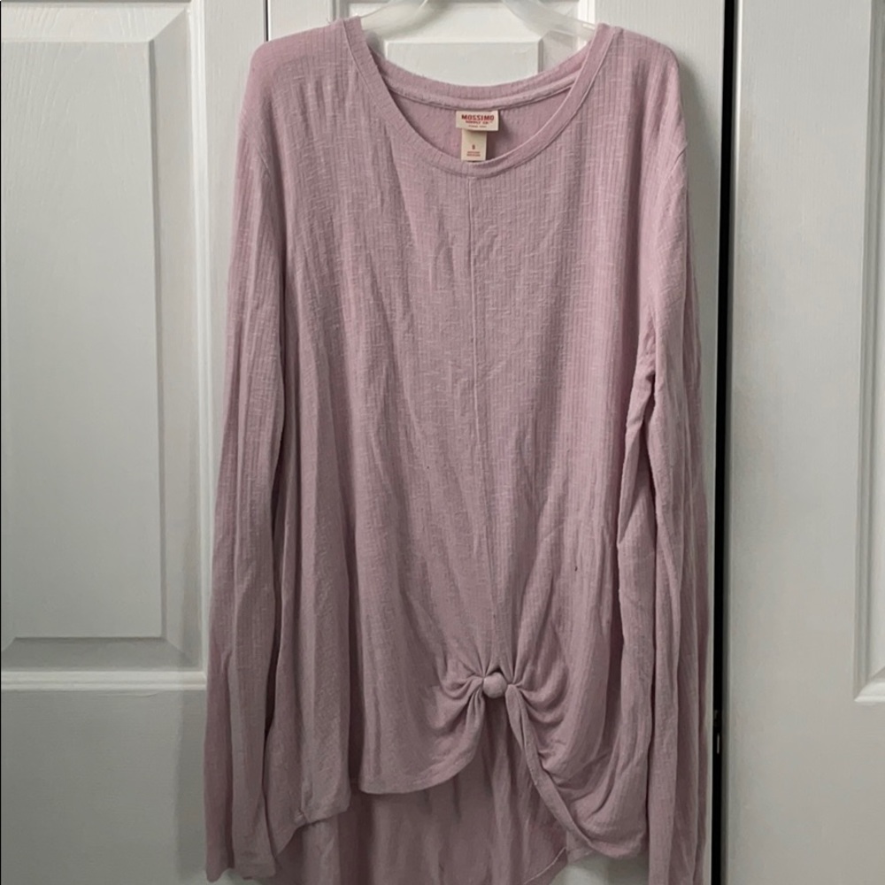 Light pink long sleeve t shirt